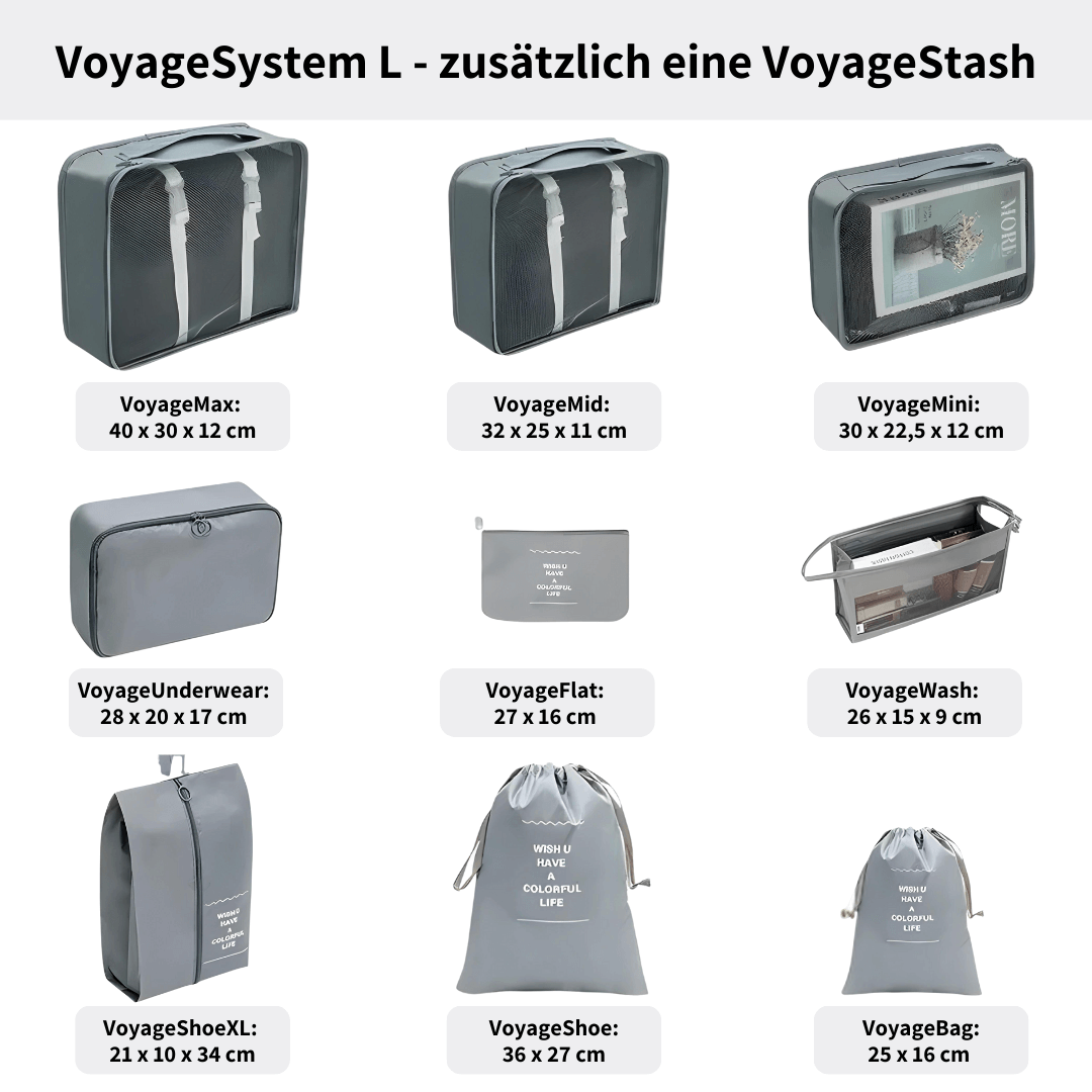 ILIPHY Voyage System - Smarte Reiseorganizer für mehr Platz im Koffer