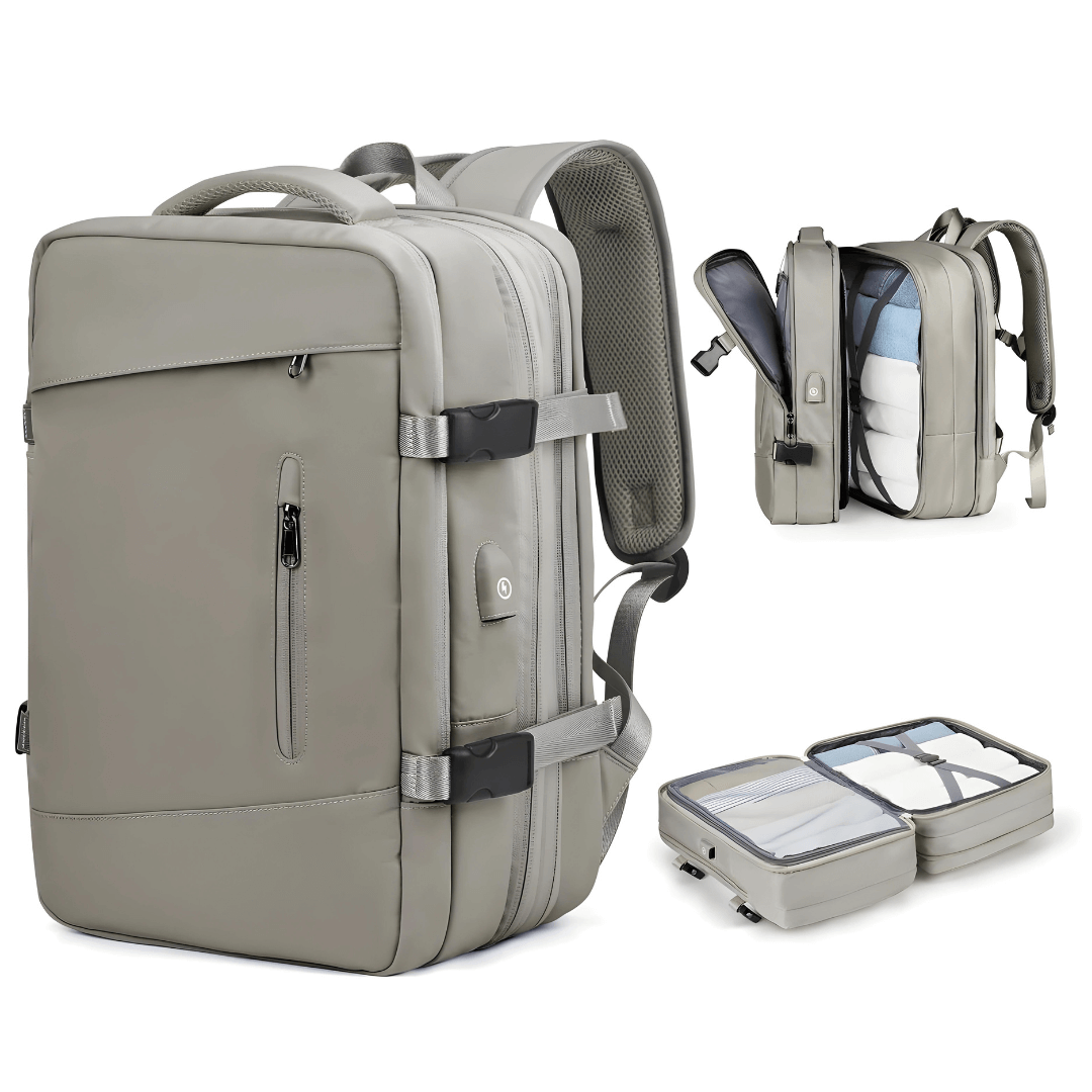 ILIPHY VoyagePack Pro - Erweiterbarer Rucksack für mehr Stauraum auf Reisen