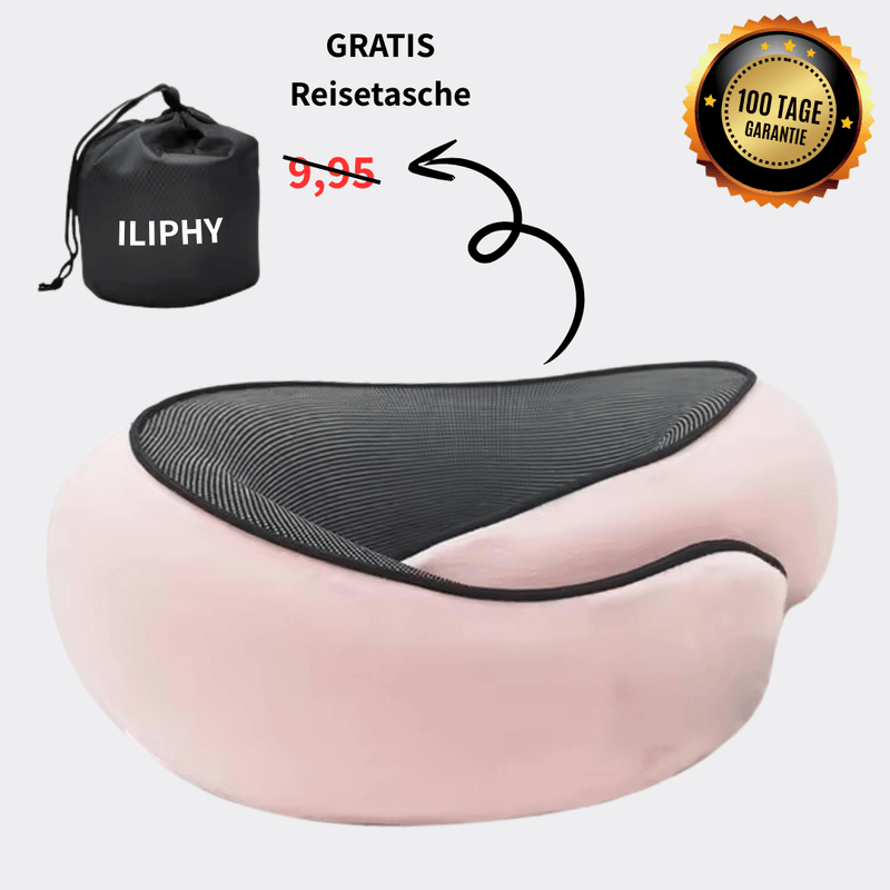 ILIPHY VoyageDream - 360° Nackenkissen für entspannte & schmerzfreie Reisen