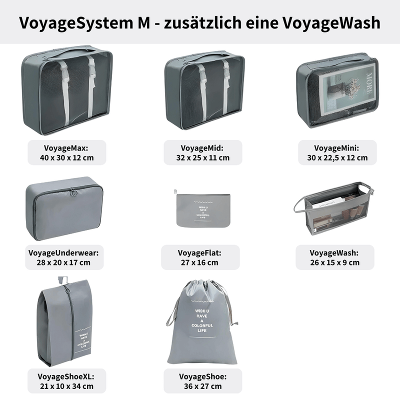 ILIPHY Voyage System - Smarte Reiseorganizer für maximalen Platz im Koffer