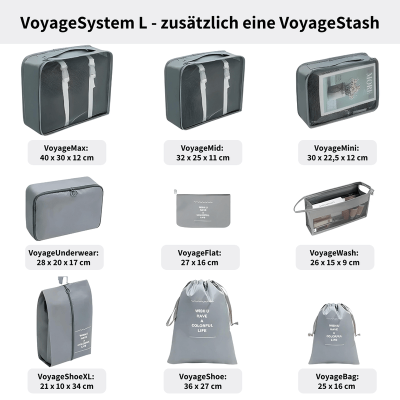 ILIPHY Voyage System - Smarte Reiseorganizer für maximalen Platz im Koffer