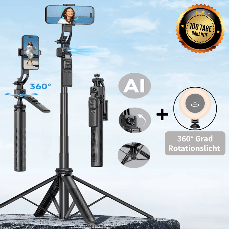 ILIPHY SelfMotion – Innovatives All-in-One Stativ mit AI-Tracking-Technologie