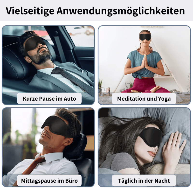 ILIPHY Lunara - Optimierte Premium Schlafmaske für maximalen Schlafkomfort