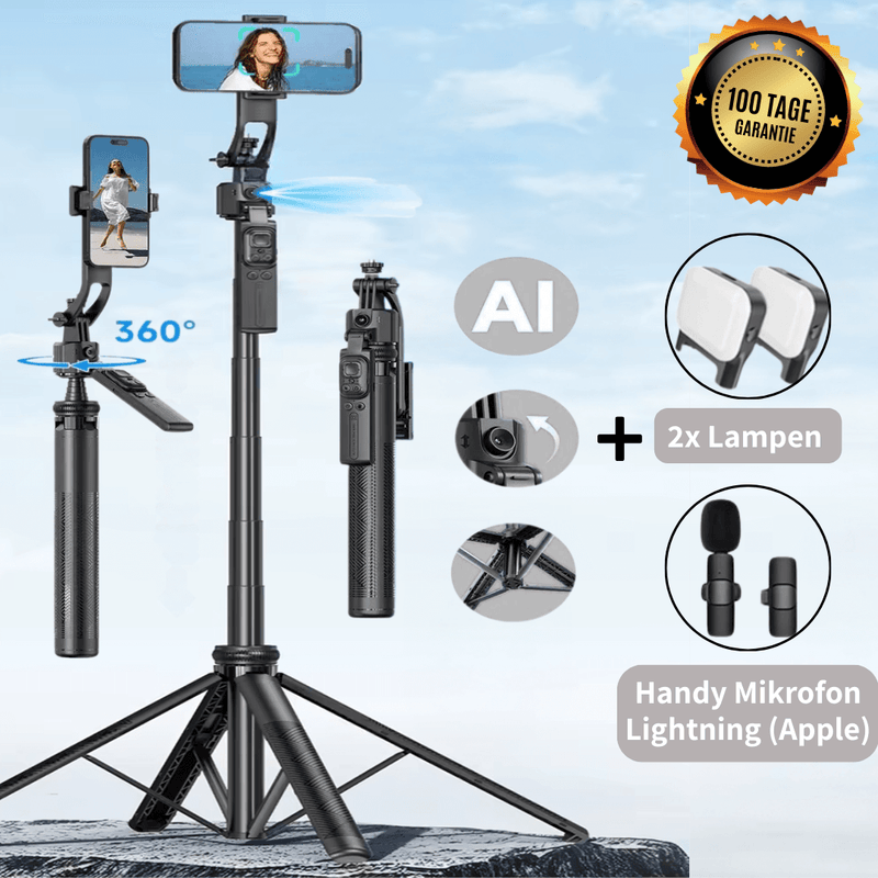 ILIPHY SelfMotion – Innovatives All-in-One Stativ mit AI-Tracking-Technologie
