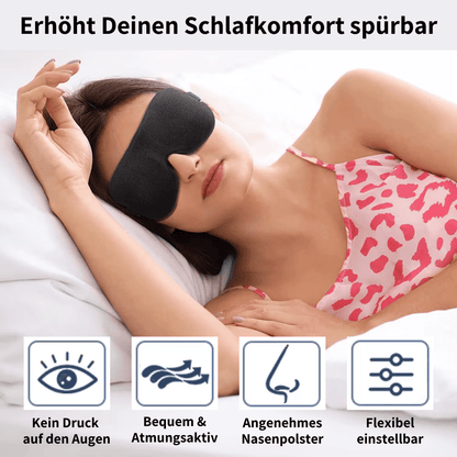 ILIPHY Lunara - Optimierte Premium Schlafmaske für maximalen Schlafkomfort