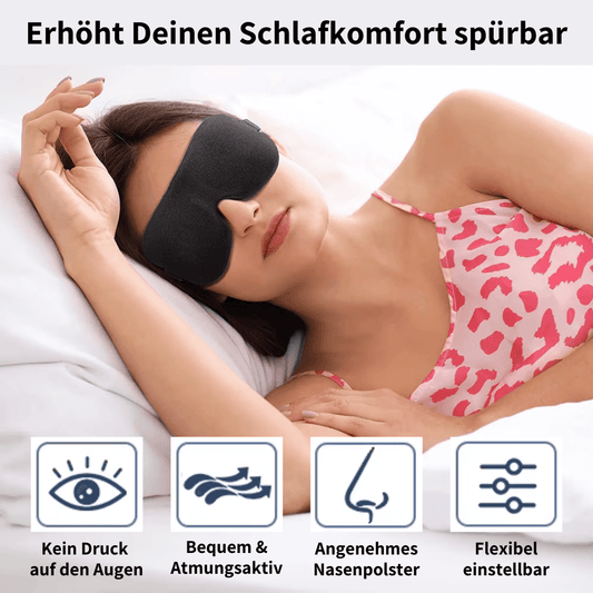 ILIPHY Lunara - Optimierte Premium Schlafmaske für maximalen Schlafkomfort