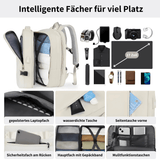ILIPHY VoyagePack Pro - Erweiterbarer Rucksack für mehr Stauraum auf Reisen